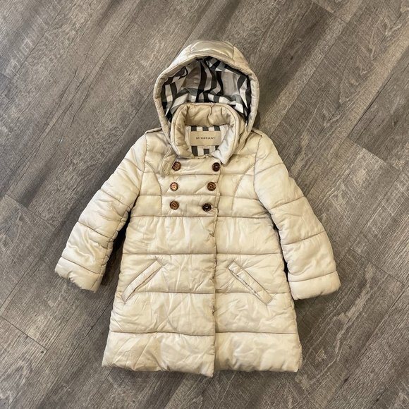 Kids Burberry puffer jacket 4y - Picture 1 of 3